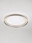 Preview: Nova Luce LED Deckenleuchte Ormi dimmbar 48W CCT warm-/neutralweiss 2700/3000/4000K Champagnerbraun Aluminium Ø60cm 9345701