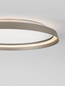 Preview: Nova Luce LED Deckenleuchte Ormi dimmbar 48W CCT warm-/neutralweiss 2700/3000/4000K Champagnerbraun Aluminium Ø60cm 9345701
