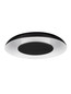 Preview: Nova Luce LED Deckenleuchte Epos dimmbar 24W CCT warm-/neutralweiss 2700/3000/4000K Schwarz Weiß Aluminium Ø40cm 9345703