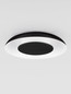 Preview: Nova Luce LED Deckenleuchte Epos dimmbar 24W CCT warm-/neutralweiss 2700/3000/4000K Schwarz Weiß Aluminium Ø40cm 9345703