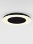Preview: Nova Luce LED Deckenleuchte Epos dimmbar 38W CCT warm-/neutralweiss 2700/3000/4000K Schwarz Weiß Aluminium Ø60cm 9345705