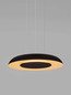 Preview: Nova Luce LED Pendelleuchte Epos dimmbar 24W CCT warm-/neutralweiss 2700/3000/4000K Schwarz Weiß Aluminium Ø40cm 9345709