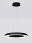 Preview: Nova Luce LED Pendelleuchte Epos dimmbar 38W CCT warm-/neutralweiss 2700/3000/4000K Schwarz Weiß Aluminium Ø60cm 9345711