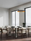 Preview: Nova Luce LED Pendelleuchte Epos dimmbar 24W CCT warm-/neutralweiss 2700/3000/4000K Schwarz Gold Aluminium Ø40cm 9345712