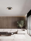 Preview: Nova Luce LED Deckenleuchte Pada dimmbar 37W CCT warm-/neutralweiss 2700/3000/4000K Schwarz Weiß Aluminium Ø60cm 9345717