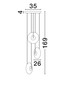 Preview: Nova Luce LED Pendelleuchte Ballet dimmbar 24W warmweiss 3000K Schwarz Rauchgrau Glas Metall Ø35cm 9416946