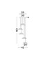 Preview: Nova Luce LED Pendelleuchte Morphi dimmbar 25W warmweiss 3000K Schwarz Gold Metall Ø42cm 9416951