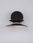Preview: Nova Luce LED Wandleuchte Morphi dimmbar 5W warmweiss 3000K Schwarz Gold Metall Ø20cm 9416953