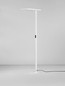 Preview: Nova Luce LED Stehleuchte Biolight dimmbar 77W neutralweiss 4000K Bewegungsmelder Weiß Aluminium 198cm 9416978