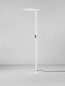 Preview: Nova Luce LED Stehleuchte Biolight dimmbar 77W neutralweiss 4000K Bewegungsmelder Weiß Aluminium 198cm 9416978