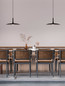 Preview: Nova Luce LED Pendelleuchte Lisi 16W warmweiss 3000K Schwarz Stahl Ø45cm 9501213