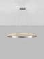 Preview: Nova Luce LED Pendelleuchte Eteken dimmbar 60W warmweiss 3000K Silber Stahl Kristall Ø100cm 9501216