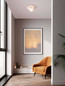 Preview: Nova Luce Deckenleuchte Idor G9 Opal Weiß Glas Marmor Ø30cm 9501251
