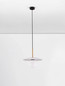 Preview: Nova Luce Pendelleuchte Idor G9 Opal Weiß Glas Marmor Ø30cm 9501253