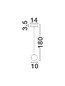 Preview: Nova Luce LED Pendelleuchte Ifos 6W warmweiss 3000K Schwarz Chrom Metall Ø10cm 9511011