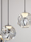 Preview: Nova Luce LED Pendelleuchte Ifos dimmbar 87W warmweiss 3000K Schwarz Chrom Metall Ø60cm 9511015