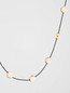 Preview: Nova Luce LED Pendelleuchte Alcinoe dimmbar 46W warmweiss 3000K Schwarz Gold Aluminium 127x10cm 9511016