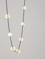Preview: Nova Luce LED Pendelleuchte Alcinoe dimmbar 46W warmweiss 3000K Schwarz Gold Aluminium 127x10cm 9511016