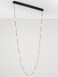Preview: Nova Luce LED Pendelleuchte Alcinoe dimmbar 54W warmweiss 3000K Schwarz Gold Aluminium 127x10cm 9511017