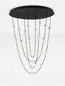 Preview: Nova Luce LED Pendelleuchte Alcinoe dimmbar 102W warmweiss 3000K Schwarz Gold Aluminium Ø84cm 9511019
