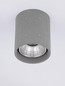 Preview: Nova Luce LED Außen-Deckenleuchte Ritz 10W warmweiss 3000K IP65 salzwasserfest Grau Beton Ø10cm 9540227