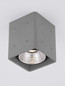 Preview: Nova Luce LED Außen-Deckenleuchte Ritz 10W warmweiss 3000K IP65 salzwasserfest Grau Beton 12x10cm 9540228