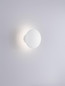 Preview: Nova Luce LED Wandleuchte Onut 10W warmweiss 3000K Weiß Gips Ø12cm 9540232