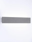 Preview: Nova Luce LED Außen-Wandleuchte Luna 19W warmweiss 3000K IP65 Schwarz Beton 60x10cm 9540236