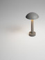 Preview: Nova Luce LED Sockelleuchte Tura 7W warmweiss 3000K IP65 salzwasserfest Schwarz Beton 35cm 9540237