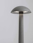 Preview: Nova Luce LED Sockelleuchte Tura 7W warmweiss 3000K IP65 salzwasserfest Schwarz Beton 55cm 9540238