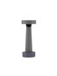 Preview: Nova Luce LED Sockelleuchte Cram 5W warmweiss 3000K IP65 salzwasserfest Schwarz Beton 30cm 9540241