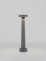 Preview: Nova Luce LED Wegeleuchte Cram 5W warmweiss 3000K IP65 salzwasserfest Schwarz Beton 50cm 9540242
