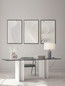 Preview: Nova Luce Tischleuchte Ammos E27 Grau Weiß Textil Beton Ø35cm 9540244