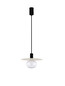 Preview: Nova Luce Pendelleuchte Vrahos G9 Beige Glas Beton Ø29,5cm 9540246