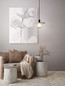 Preview: Nova Luce Pendelleuchte Vrahos G9 Beige Glas Beton Ø29,5cm 9540246