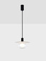 Preview: Nova Luce Pendelleuchte Vrahos G9 Beige Glas Beton Ø29,5cm 9540246
