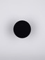 Preview: Nova Luce LED Wandleuchte Ark 9W warmweiss 3000K Schwarz Aluminium Ø12cm 9540248