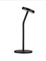 Preview: Nova Luce LED Tischleuchte Logos 5W warmweiss 3000K Schwarz Stahl Aluminium Ø14cm 9540251