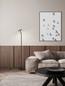 Preview: Nova Luce LED Stehleuchte Logos 9W warmweiss 3000K Schwarz Stahl Aluminium 123cm 9540252