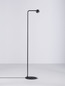 Preview: Nova Luce LED Stehleuchte Sfera 6W warmweiss 3000K Schwarz Stahl Aluminium 126cm 9540254
