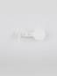 Preview: Nova Luce LED Wandleuchte Noima schwenkbar 9W warmweiss 3000K Weiß Stahl Aluminium 28,5x10cm 9540256