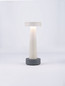 Preview: Nova Luce LED Sockelleuchte Cram 5W warmweiss 3000K IP65 salzwasserfest Weiß Beton 30cm 9540271