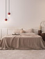 Preview: Nova Luce Pendelleuchte Zero 2-flammig 2xG9 Rot Opal Glas Beton Ø8cm 9577019