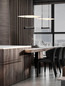 Preview: Nova Luce LED Pendelleuchte Diona dimmbar 29W warmweiss 2700K Schwarz Weiß Aluminium 40x40cm 9580571