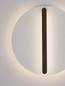Preview: Nova Luce LED Wandleuchte Nalu dimmbar 20W warmweiss 2700K Schwarz Weiß Stahl Aluminium Ø30cm 9580581