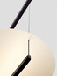 Preview: Nova Luce LED Pendelleuchte Diona dimmbar 55W warmweiss 3000K Schwarz Weiß Aluminium 80x80cm 9580673