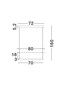 Preview: Nova Luce LED Pendelleuchte Diona dimmbar 55W warmweiss 3000K Schwarz Weiß Aluminium 80x80cm 9580673