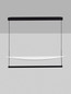Preview: Nova Luce LED Pendelleuchte Diona dimmbar 81W warmweiss 3000K Schwarz Weiß Aluminium 120x30cm 9580677