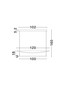 Preview: Nova Luce LED Pendelleuchte Diona dimmbar 81W warmweiss 3000K Schwarz Weiß Aluminium 120x30cm 9580677