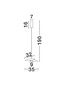Preview: Nova Luce LED Pendelleuchte Olea dimmbar 16W warmweiss 3000K Weiß Aluminium Ø35cm 9580694